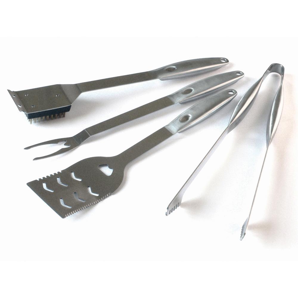 Professional Heavy-Duty Stainless Steel BBQ Utensil Set